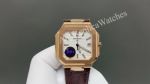 PP Factory Patek Philippe Cubitus 5821 Watches Brown/White Face 9015 Movement 45mm